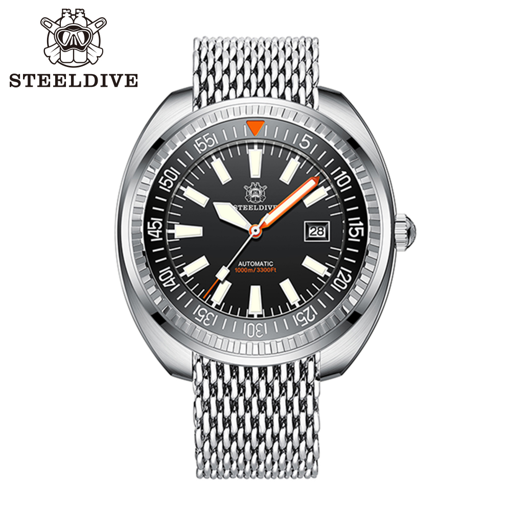 STEELDIVE Official SD1983 49mm Case Sapphire Glass 1000M Waterproof NH35 Automatic Mens Dive Watch