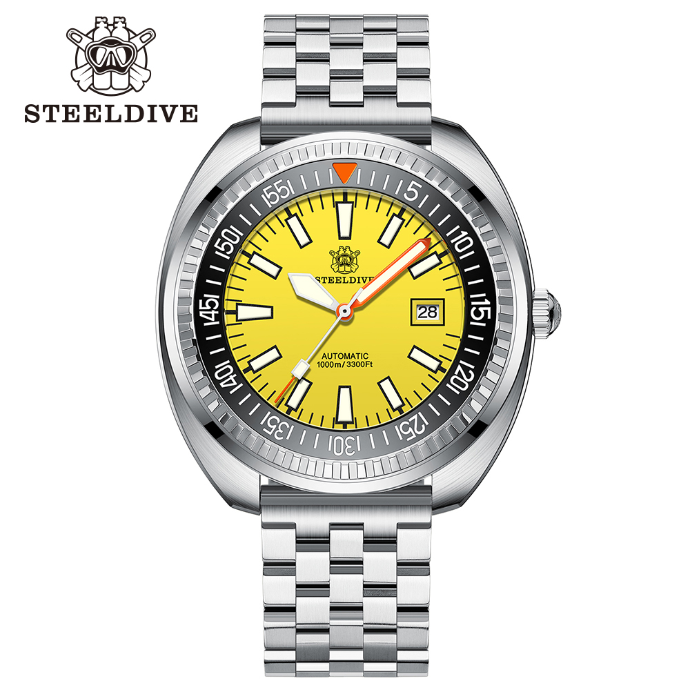 STEELDIVE Official SD1983 49mm Case Sapphire Glass 1000M Waterproof NH35 Automatic Mens Dive Watch