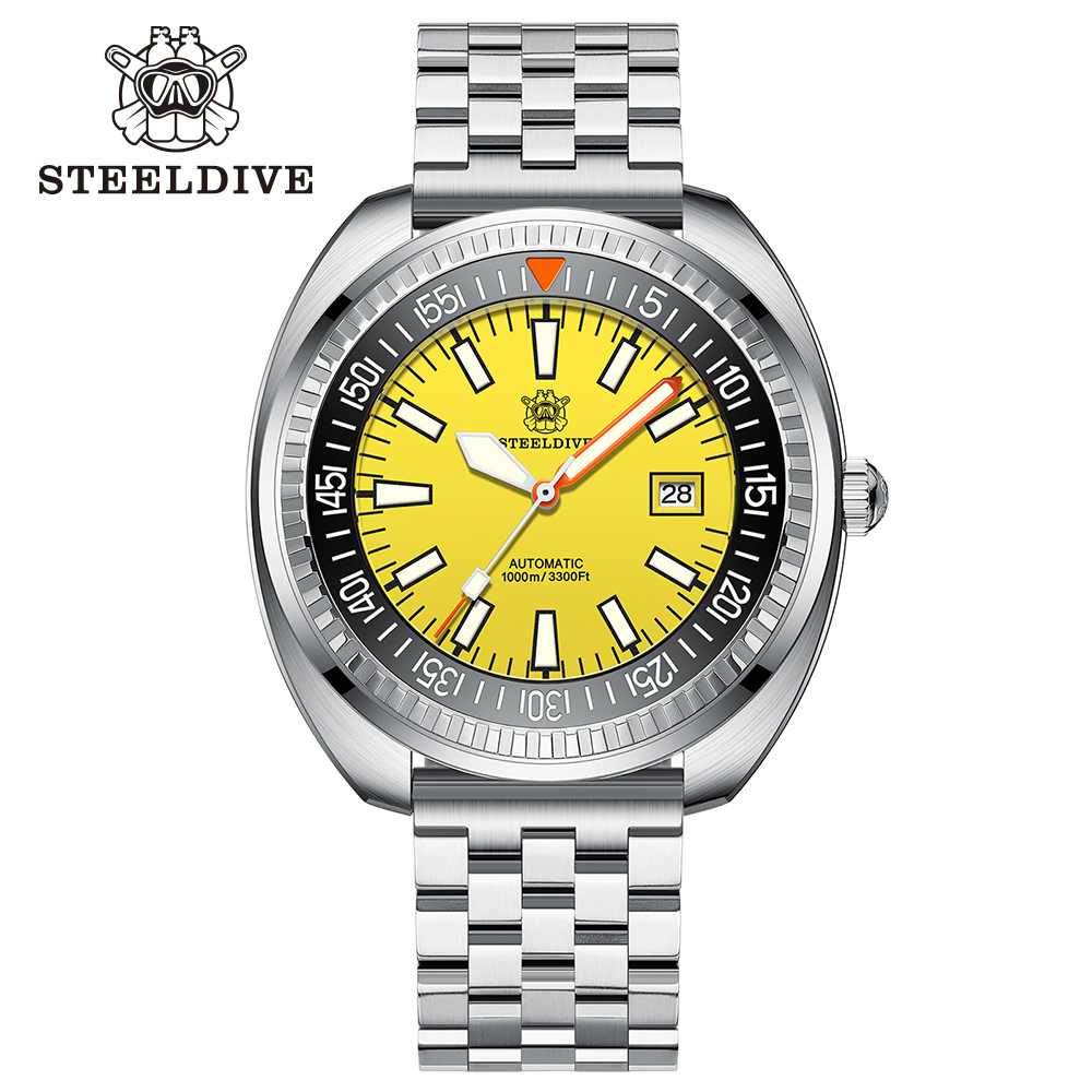 STEELDIVE Official SD1983 49mm Case Sapphire Glass 1000M Waterproof NH35 Automatic Mens Dive Watch