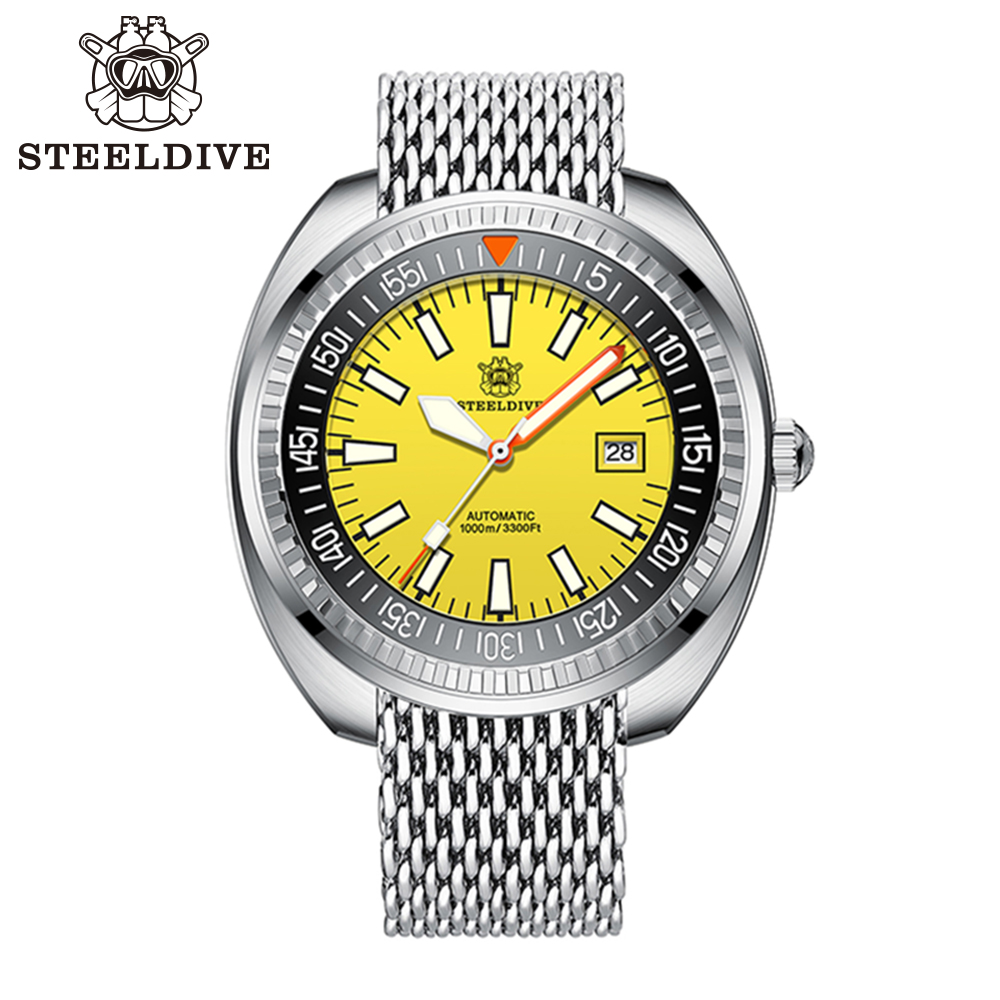 STEELDIVE Official SD1983 49mm Case Sapphire Glass 1000M Waterproof NH35 Automatic Mens Dive Watch