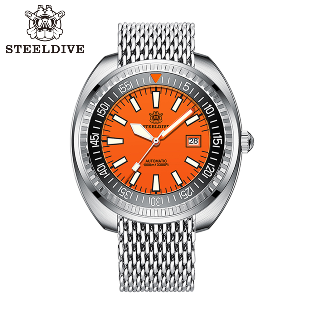 STEELDIVE Official SD1983 49mm Case Sapphire Glass 1000M Waterproof NH35 Automatic Mens Dive Watch