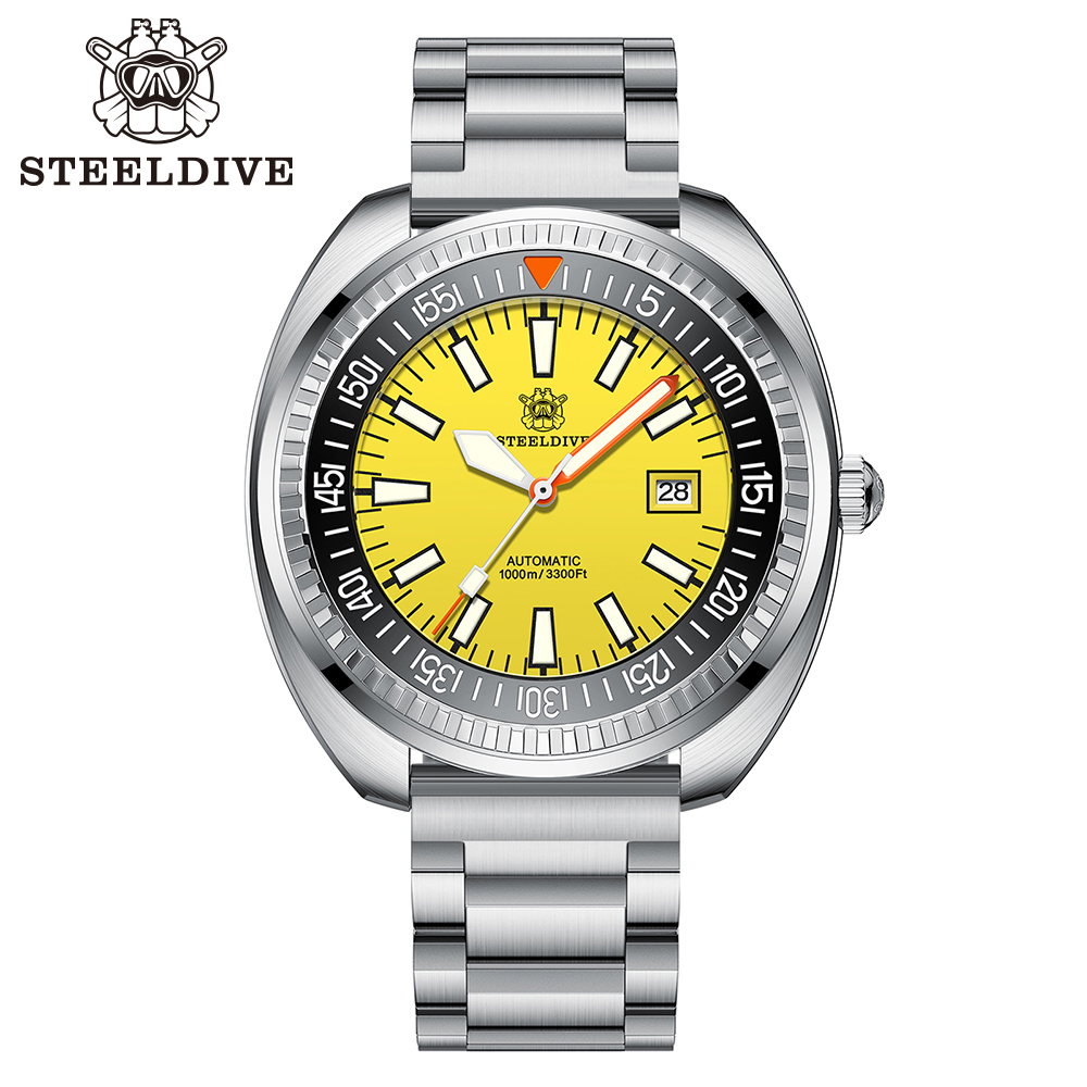 STEELDIVE Official SD1983 49mm Case Sapphire Glass 1000M Waterproof NH35 Automatic Mens Dive Watch
