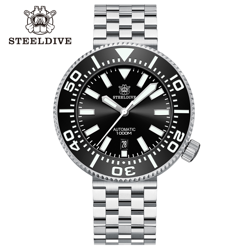 STEELDIVE Official SD1976P 48MM One-Piece 1000M Waterproof NH35 Automatic Mens Dive Watch