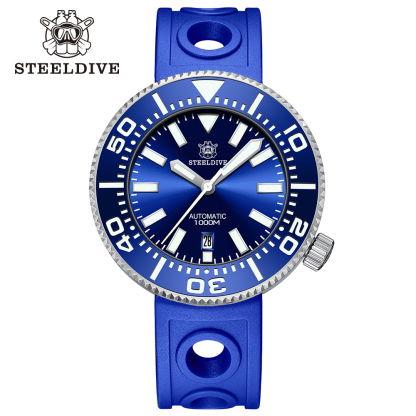 STEELDIVE Official SD1976P 48MM One-Piece 1000M Waterproof NH35 Automatic Mens Dive Watch 
