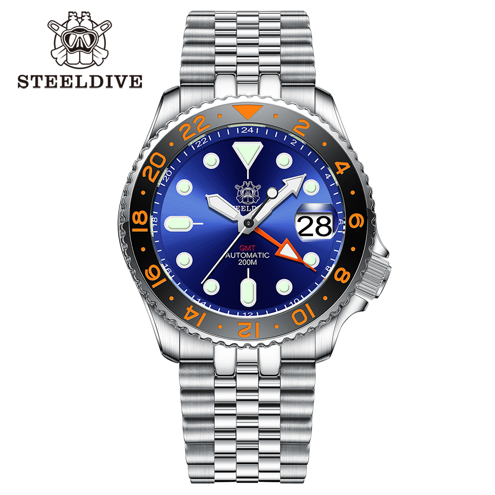 STEELDIVE Official SD1994 Supser Luminous Ceramic Bezel 42MM NH34