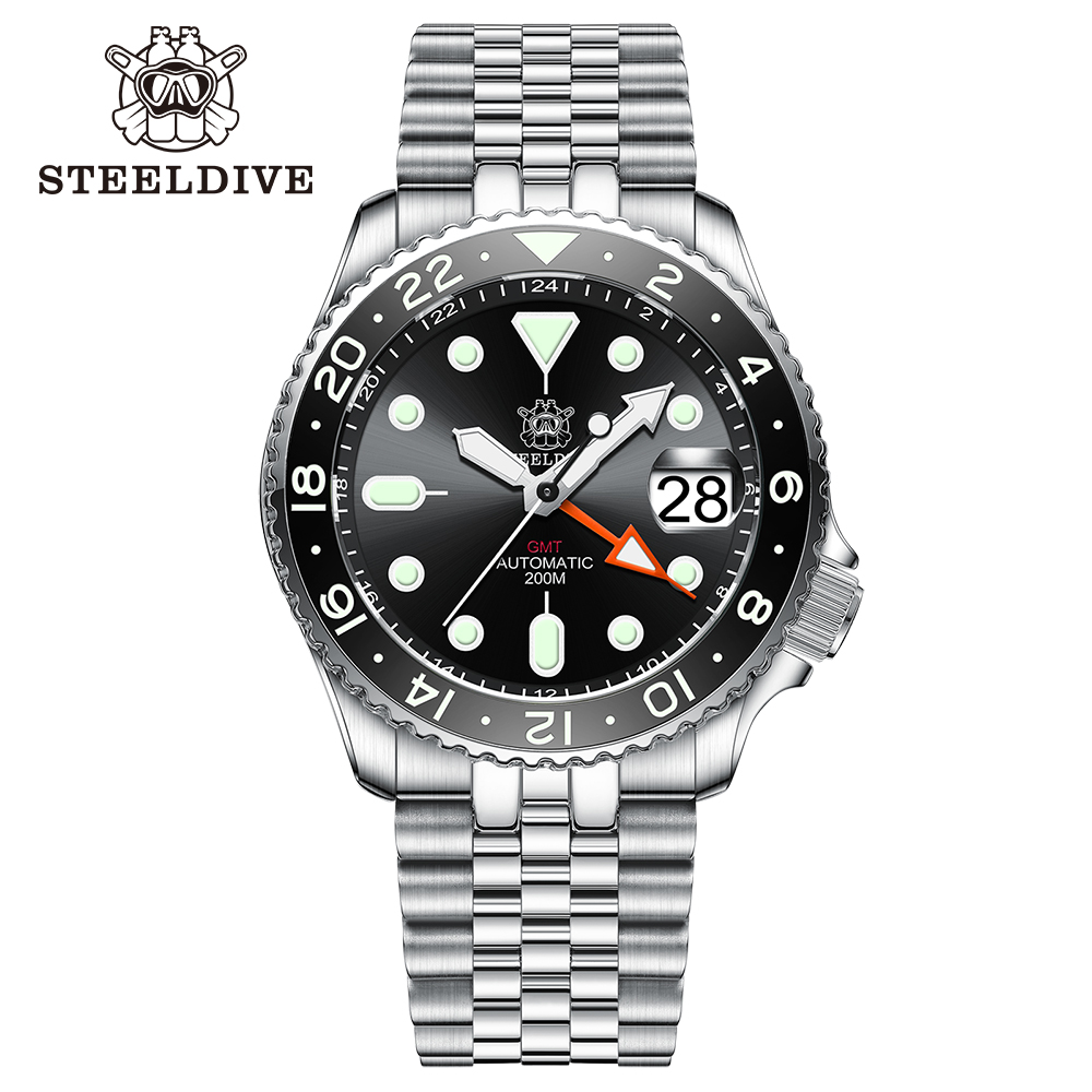 STEELDIVE Official SD1994 Supser Luminous Ceramic Bezel 42MM NH34