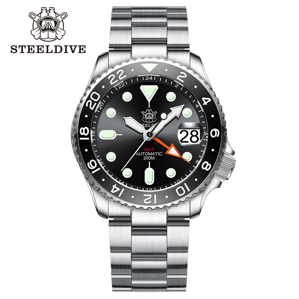 STEELDIVE Official SD1994 Supser Luminous Ceramic Bezel 42MM NH34