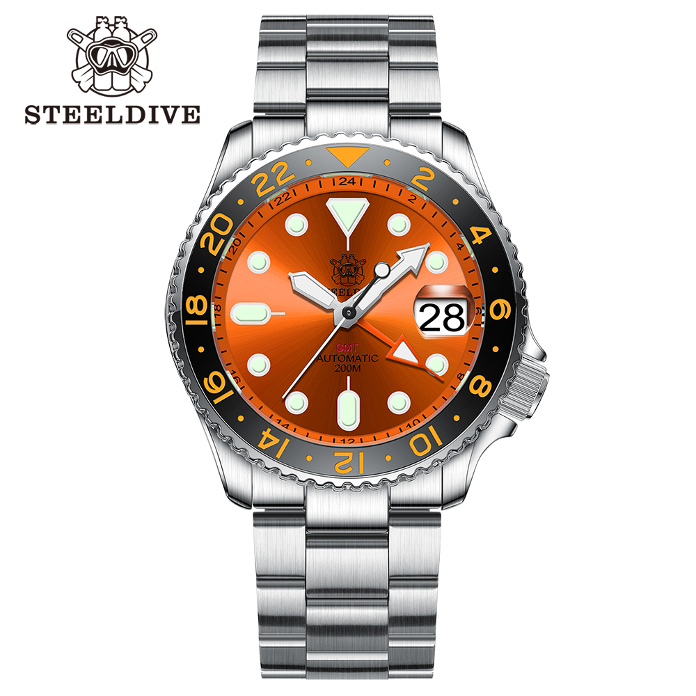 STEELDIVE Official SD1994 Supser Luminous Ceramic Bezel 42MM NH34 Automatic Movement 200M Dive Watch