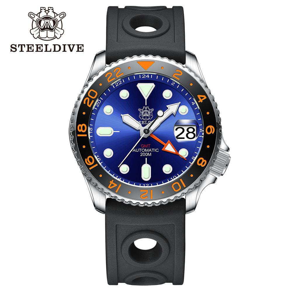 STEELDIVE Official SD1994 Supser Luminous Ceramic Bezel 42MM NH34