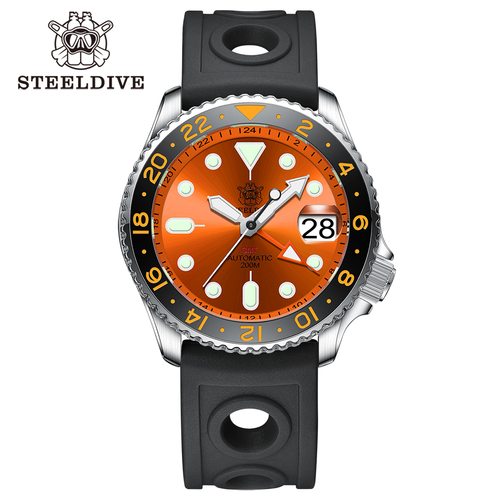 STEELDIVE Official SD1994 Supser Luminous Ceramic Bezel 42MM NH34 Automatic Movement 200M Dive Watch