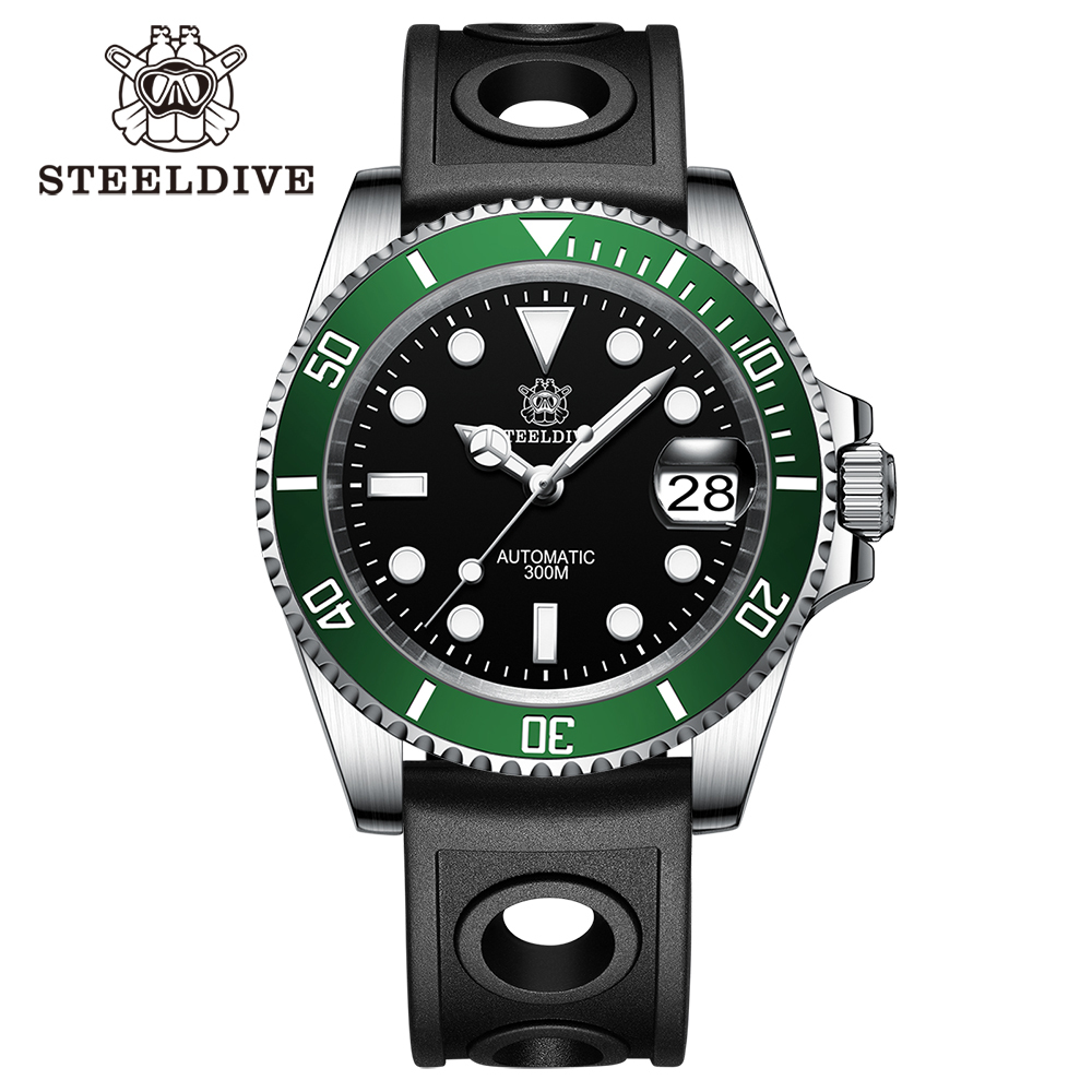 STEELDIVE Official SD1953 300M Waterproof Sapphire Glass Water Ghost Dive Watch