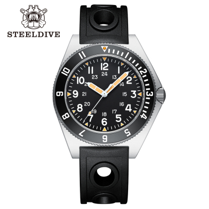 STEELDIVE SD1944 New In 45MM Stainless Steel Case 200M Waterproof NH35 Super Luminous Sapphire Glass Automatic Dive Watch