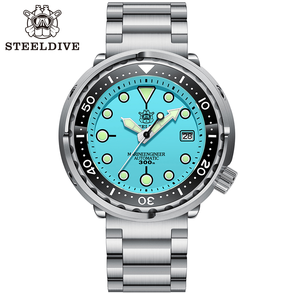 STEELDIVE Official SD1975 Claissic Design 47.5mm Case Swiss Luminous Japan NH35 Automatic Movement Mens Dive Watch