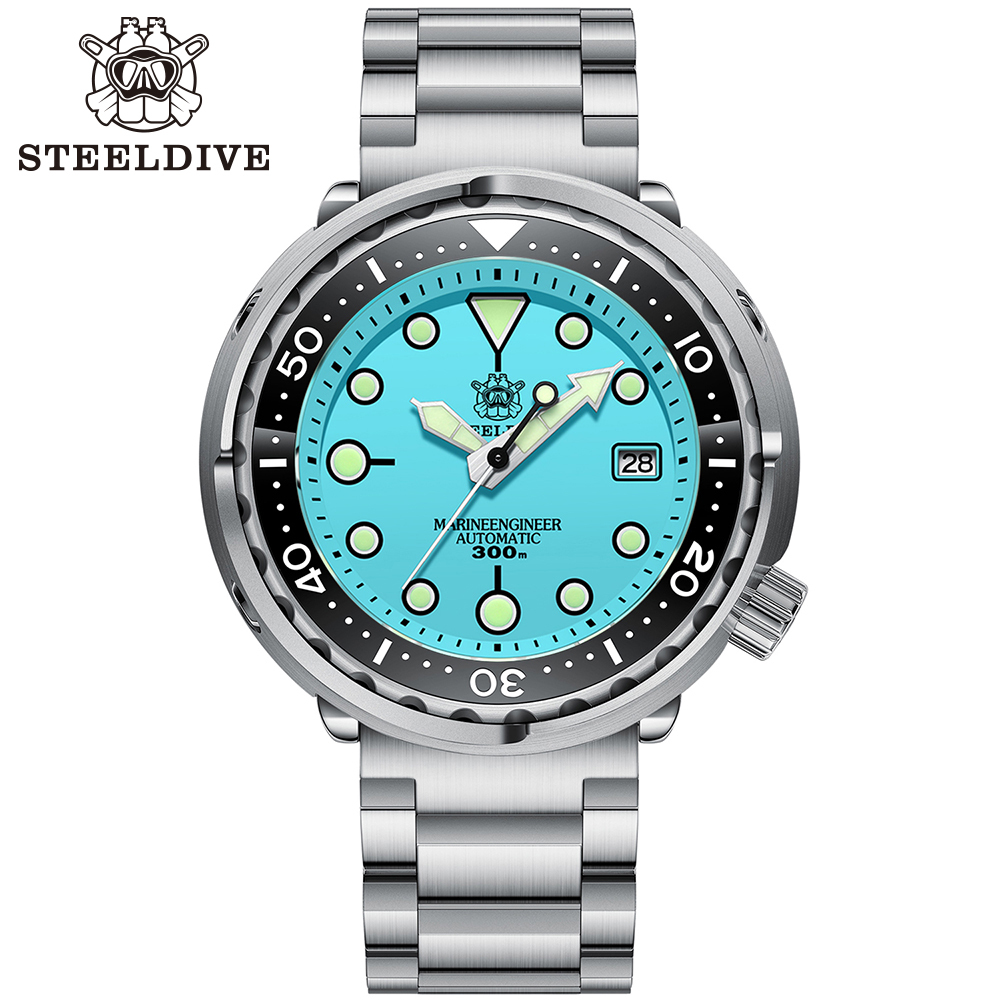 STEELDIVE Official SD1975 Claissic Design 47.5mm Case Swiss Luminous Japan NH35 Automatic Movement Mens Dive Watch