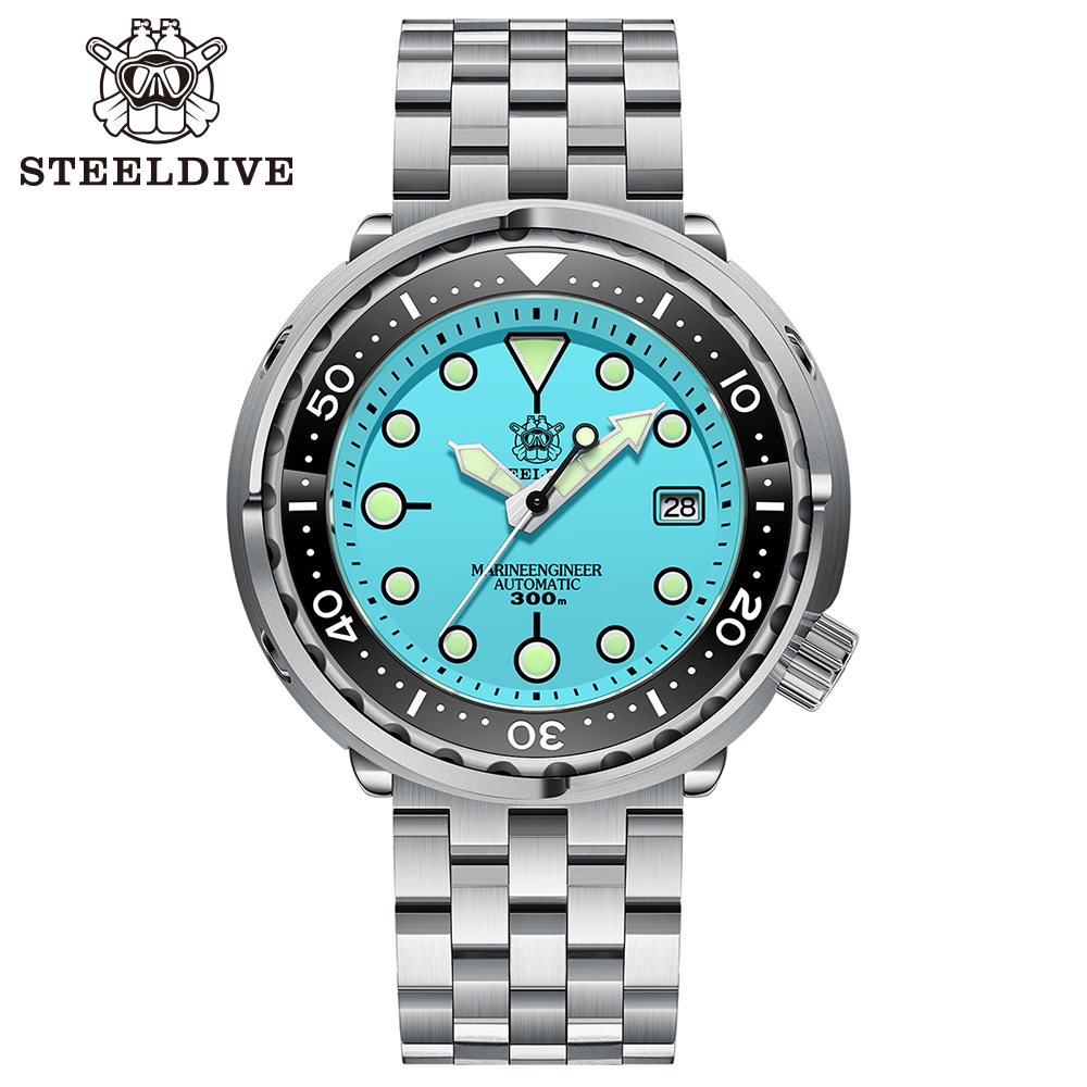 STEELDIVE Official SD1975 Claissic Design 47.5mm Case Swiss Luminous Japan NH35 Automatic Movement Mens Dive Watch