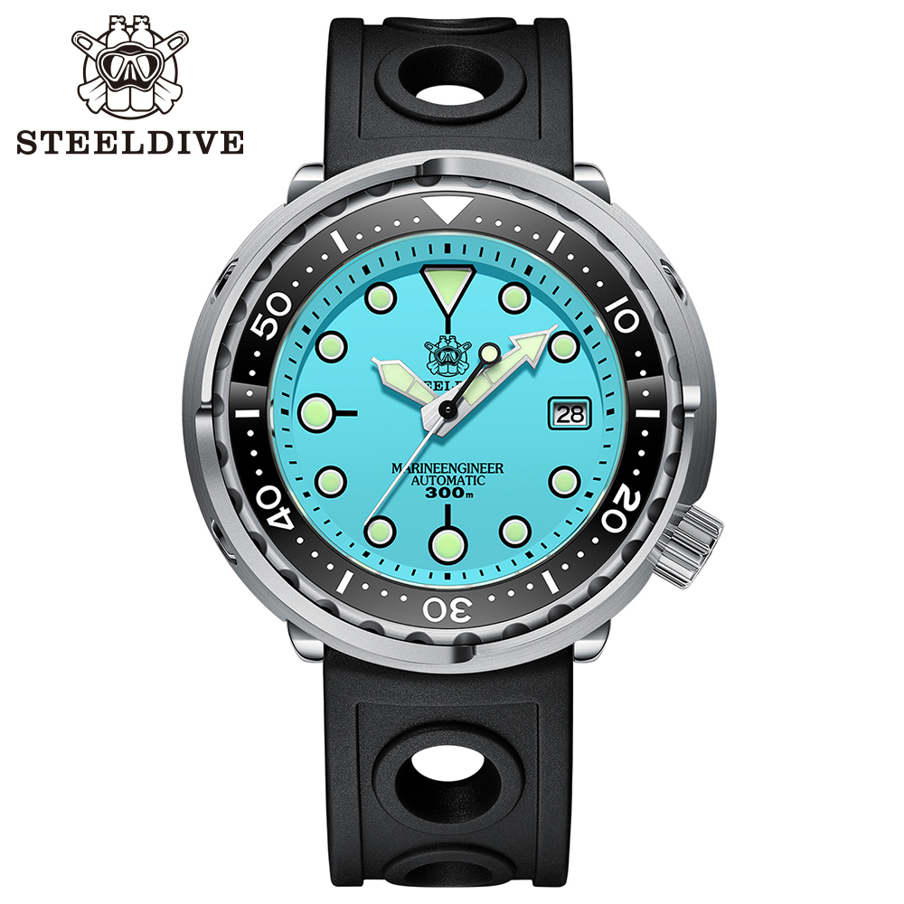 STEELDIVE Official SD1975 Claissic Design 47.5mm Case Swiss Luminous Japan NH35 Automatic Movement Mens Dive Watch