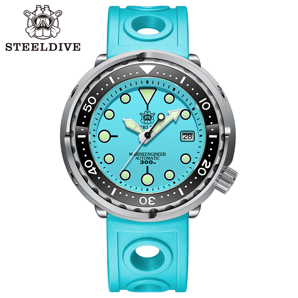 STEELDIVE Official SD1975 Claissic Design 47.5mm Case Swiss Luminous Japan NH35 Automatic Movement Mens Dive Watch