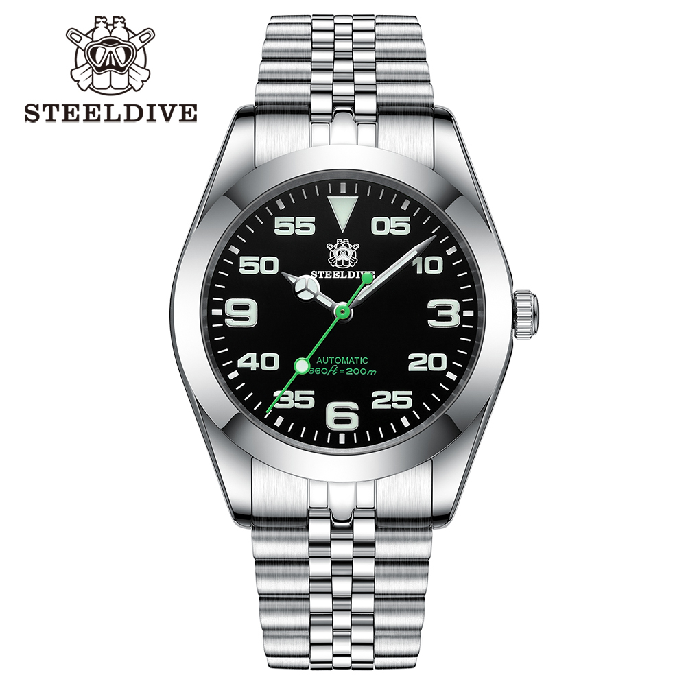 STEELDIVE Official SD1934K Limited Supply 39MM Case Sapphire Glass 200M Waterproof NH35 Automatic Dive Watch