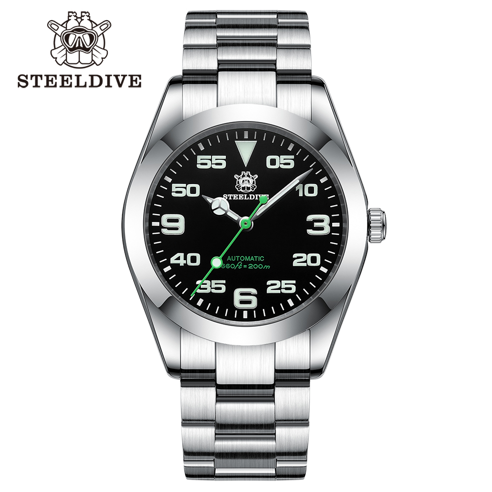 STEELDIVE Official SD1934K Limited Supply 39MM Case Sapphire Glass 200M Waterproof NH35 Automatic Dive Watch