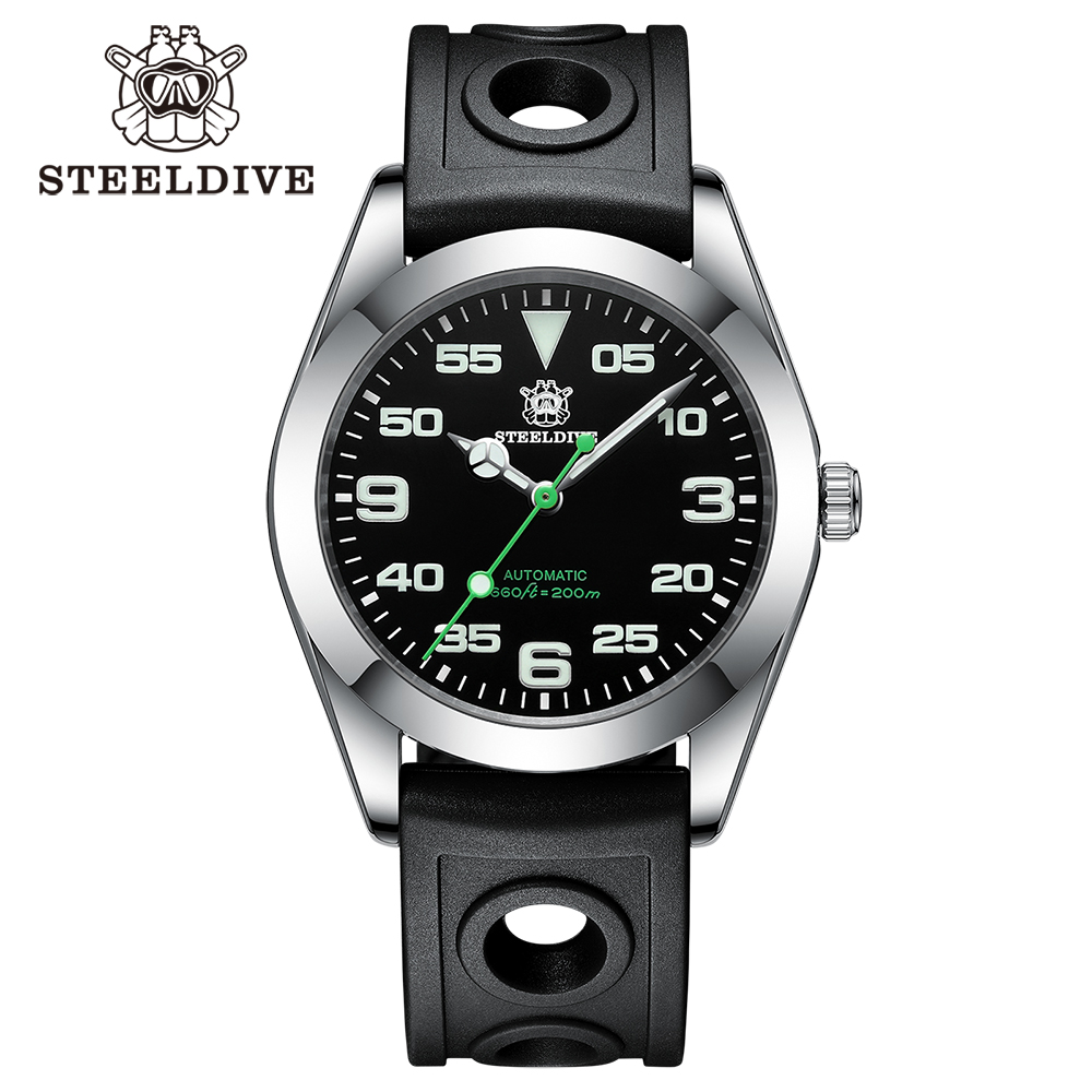 STEELDIVE Official SD1934K Limited Supply 39MM Case Sapphire Glass 200M Waterproof NH35 Automatic Dive Watch