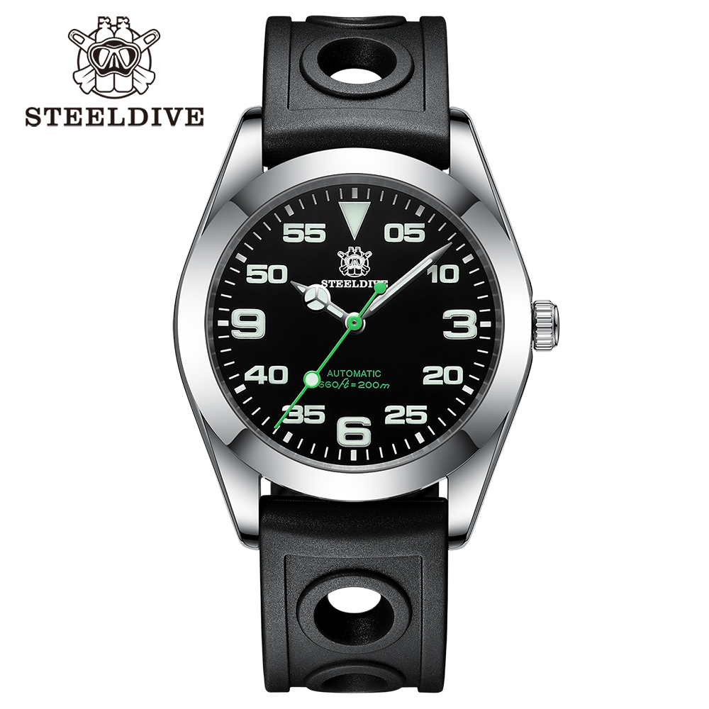 STEELDIVE Official SD1934K Limited Supply 39MM Case Sapphire Glass 200M Waterproof NH35 Automatic Dive Watch