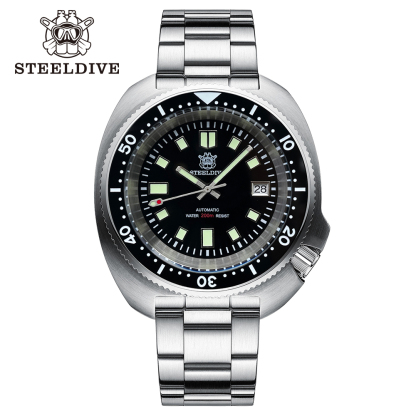 STEELDIVE Official SD1974L V3 Bracelet Buckle Steel Inner Bezel 200M Waterproof NH35 Automatic Mens Sports Dive Watch