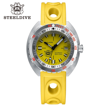 STEELDIVE Official SD1967 200M Waterproof 43mm Case Sapphire Glass NH35 Automatic Movement Mens Dive Watch