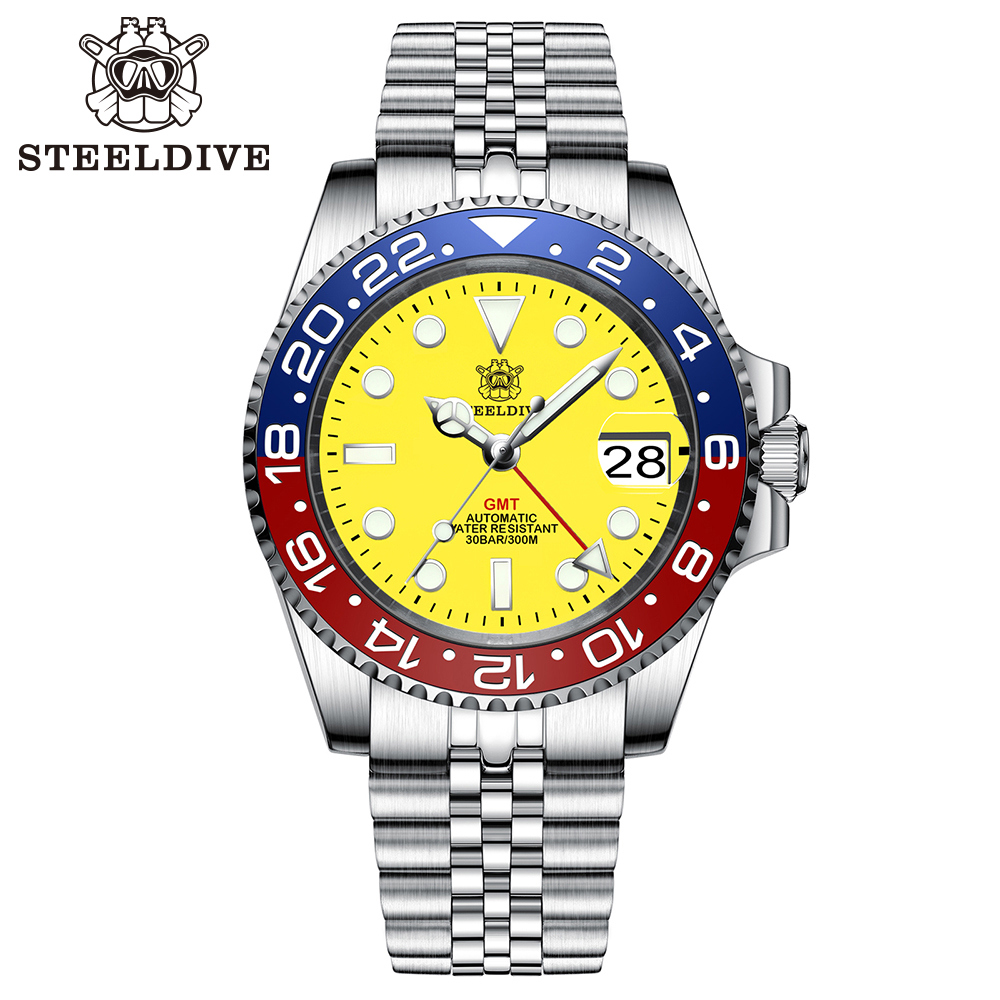 STEELDIVE Official SD1993 Yellow Dial NH35 Automatic 300m Sapphire