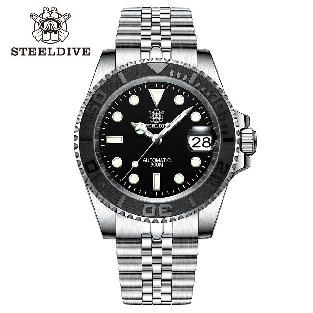 STEELDIVE Official SD1953T 300M Waterprof Japan NH35 Automatic Mens Watch