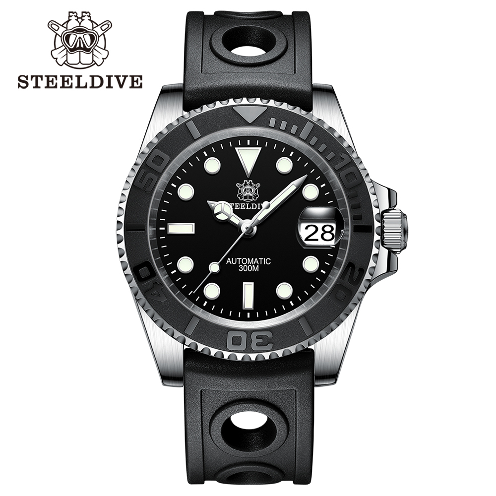 STEELDIVE Official SD1953T 300M Waterprof Japan NH35 Automatic Mens Watch