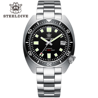 STEELDIVE Official SD1977 42mm 6105/8000 Slim Turtle on Bracelet