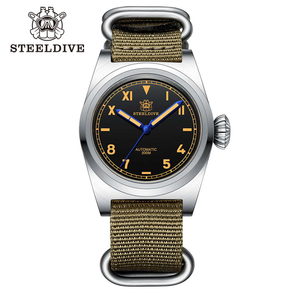 STEELDIVE Official SD1904 38MM NH35 Automatic 200M Dive Watch