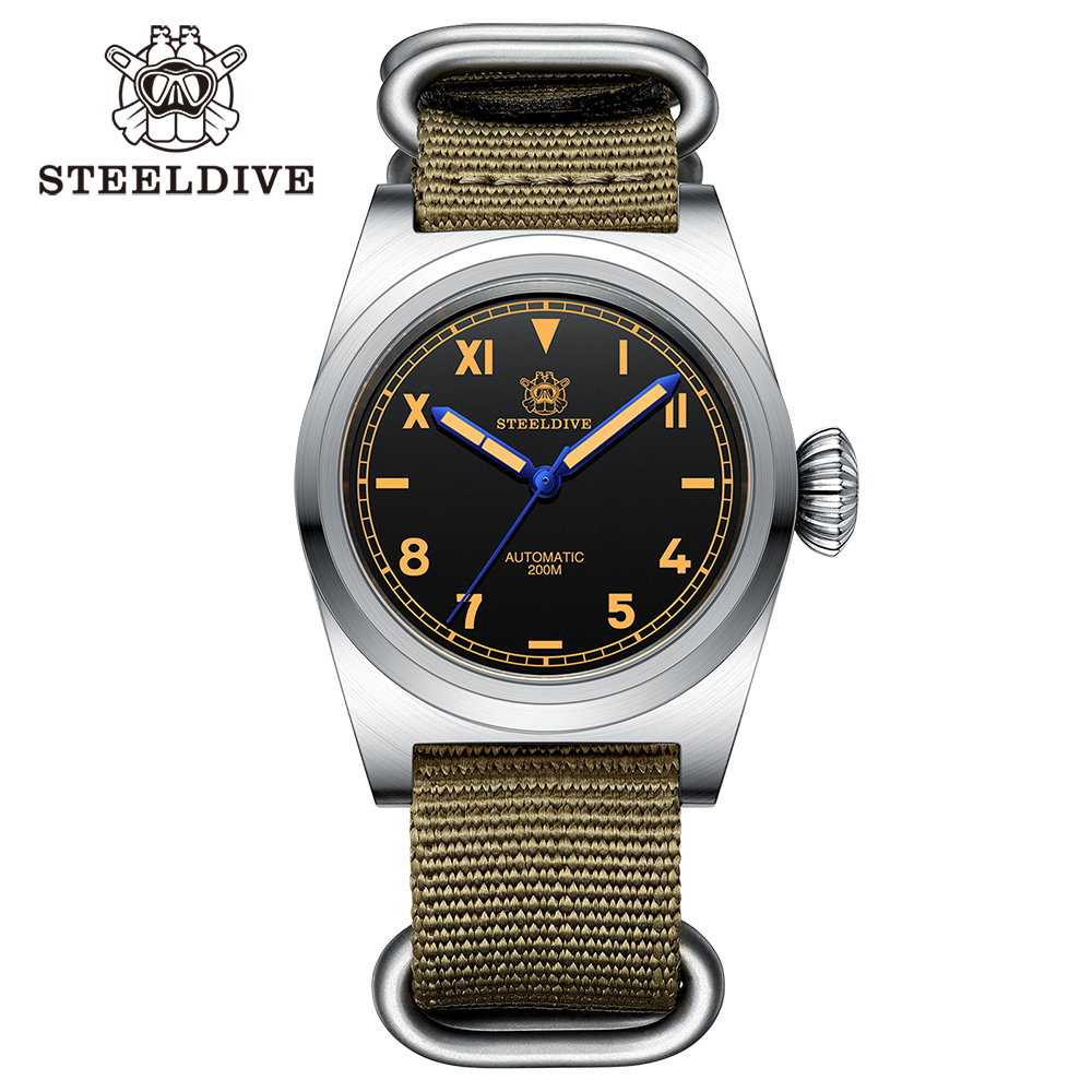STEELDIVE Official SD1904 38MM NH35 Automatic 200M Dive Watch
