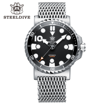 STEELDIVE Official SD1982 46.5MM Big Size Sapphire Glass NH35 Automatic Dive Watch