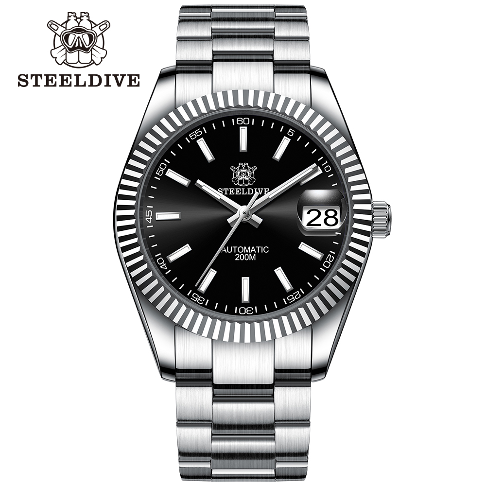 STEELDIVE Official SD1933 39MM Small Size 200M Waterproof NH35 Automatic Dive Watch
