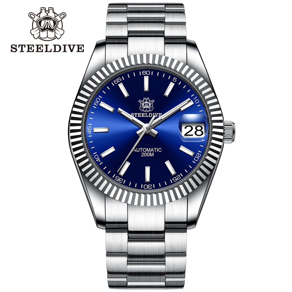 STEELDIVE Official SD1933 39MM Small Size 200M Waterproof NH35 Automatic Dive Watch