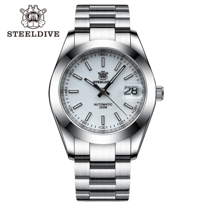 STEELDIVE Official SD1934 Luxurious Men's Automatic Watch NH35 200m Waterproof Analog Luminous Watches 