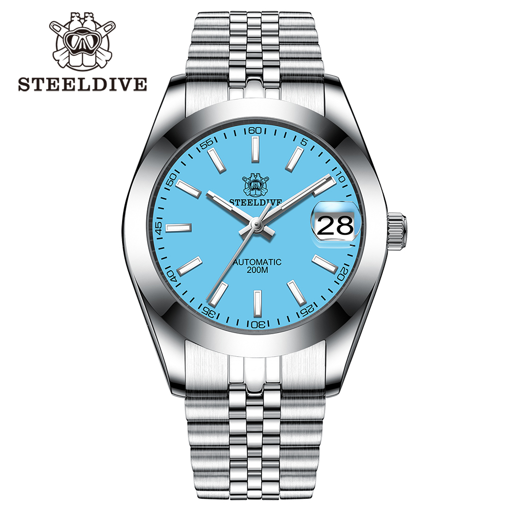 STEELDIVE Official SD1934 Simple Design 39mm 200M Waterproof NH35 Automatic Dive Watch