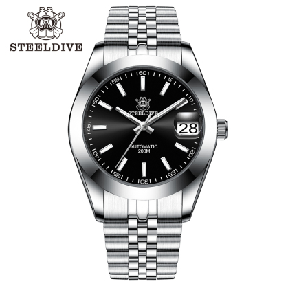STEELDIVE Official SD1934 Simple Design 39mm 200M Waterproof NH35 Automatic Dive Watch