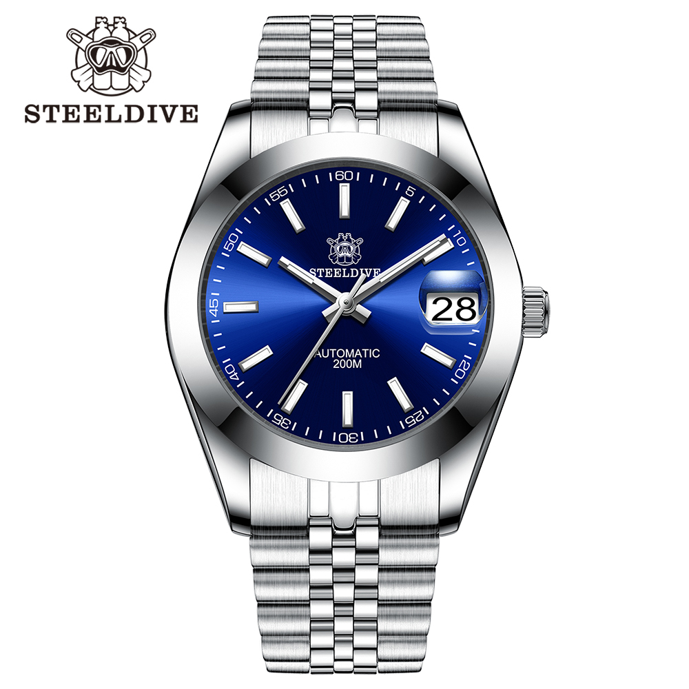 STEELDIVE Official SD1934 Simple Design 39mm 200M Waterproof NH35 Automatic Dive Watch