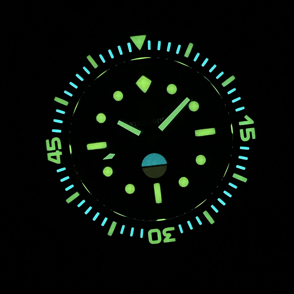 STEELDIVE Official SD1952T Classic Sapphire Glass Super Luminous 41MM Japan NH35 Automatic Dive Watch 300M