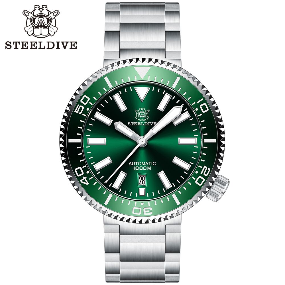 STEELDIVE Official SD1976 Ceramic Bezel Sapphire Glass 1000M Waterproof NH35 Automatic Mens Dive Watch