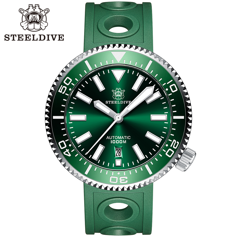 STEELDIVE Official SD1976 Ceramic Bezel Sapphire Glass 1000M Waterproof NH35 Automatic Mens Dive Watch