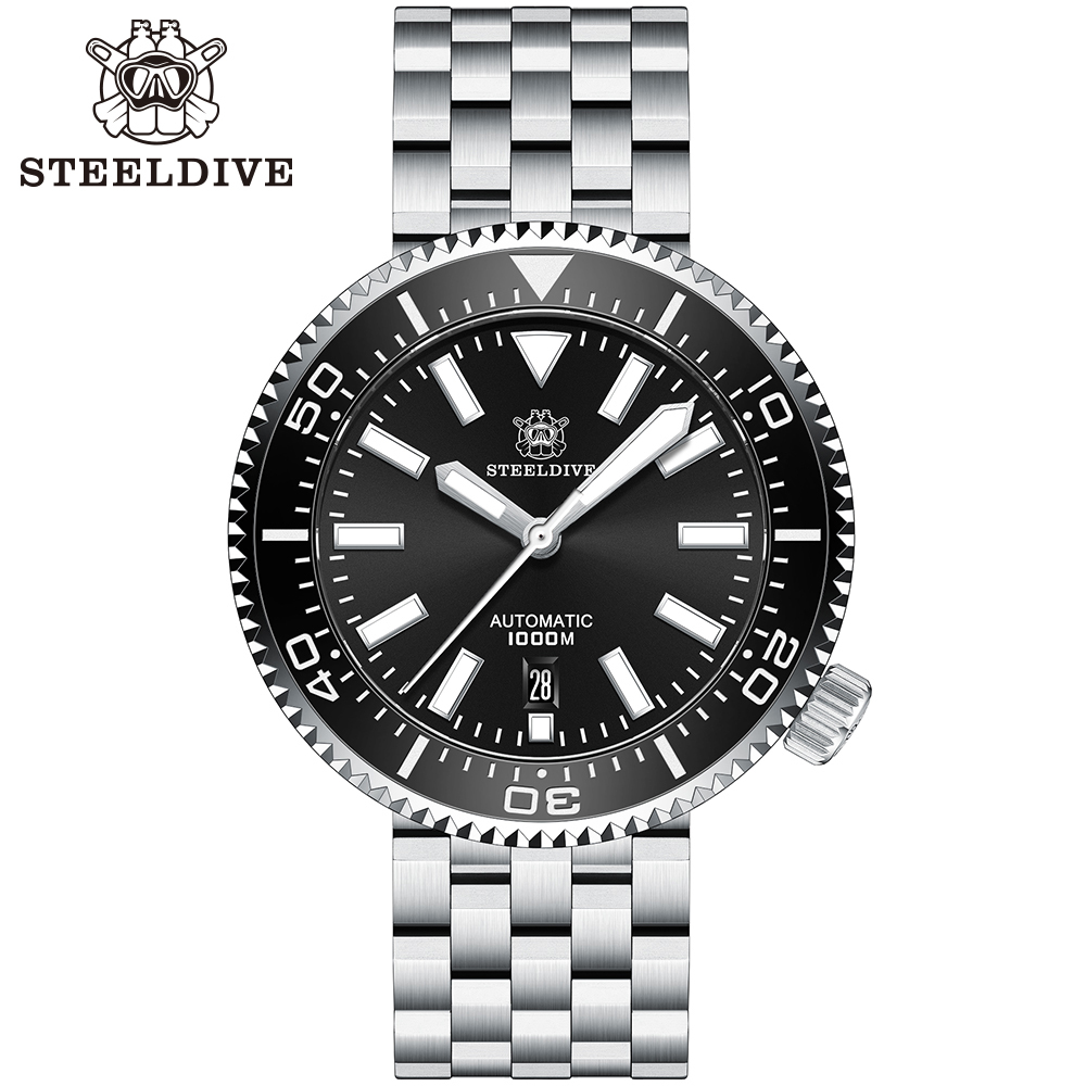 STEELDIVE Official SD1976 Ceramic Bezel Sapphire Glass 1000M Waterproof NH35 Automatic Mens Dive Watch