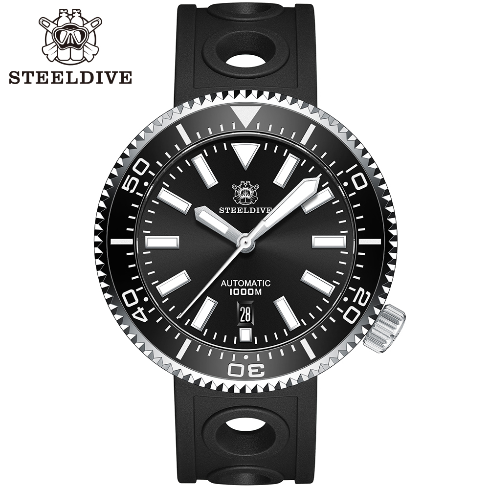 STEELDIVE Official SD1976 Ceramic Bezel Sapphire Glass 1000M Waterproof NH35 Automatic Mens Dive Watch