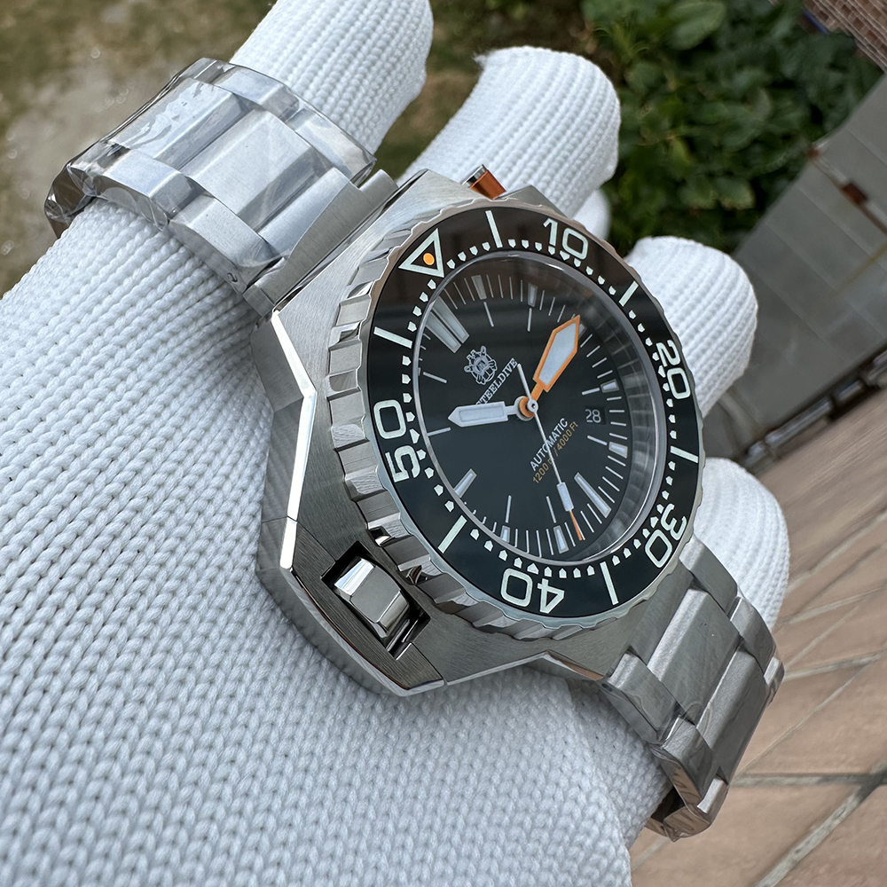 STEELDIVE Official SD1969 Proplof 56mm Case 1200m Waterproof Japanese NH35 automatic mechanical movement Mens Dive Watch