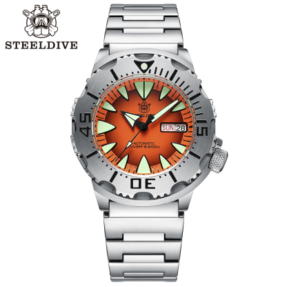 STEELDIVE Official SD1984 High Quality 200M Waterproof NH36 Day Function Sapphire Glass Mens Dive Watch
