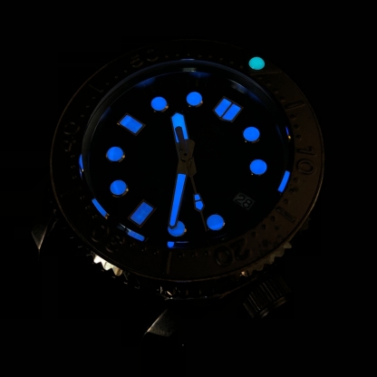 STEELDIVE Official SD1968S Swiss Luminous 44MM One-piece Bronze Case 300M Waetrproof Sapphire Glass NH35 Mens Dive Watch