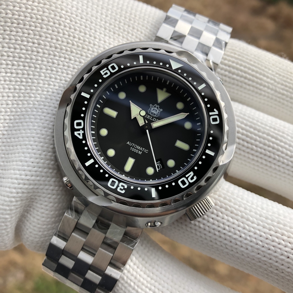 STEELDIVE Official SD1978 1000M Waterproof NH35 Big Tuna Dive Watch