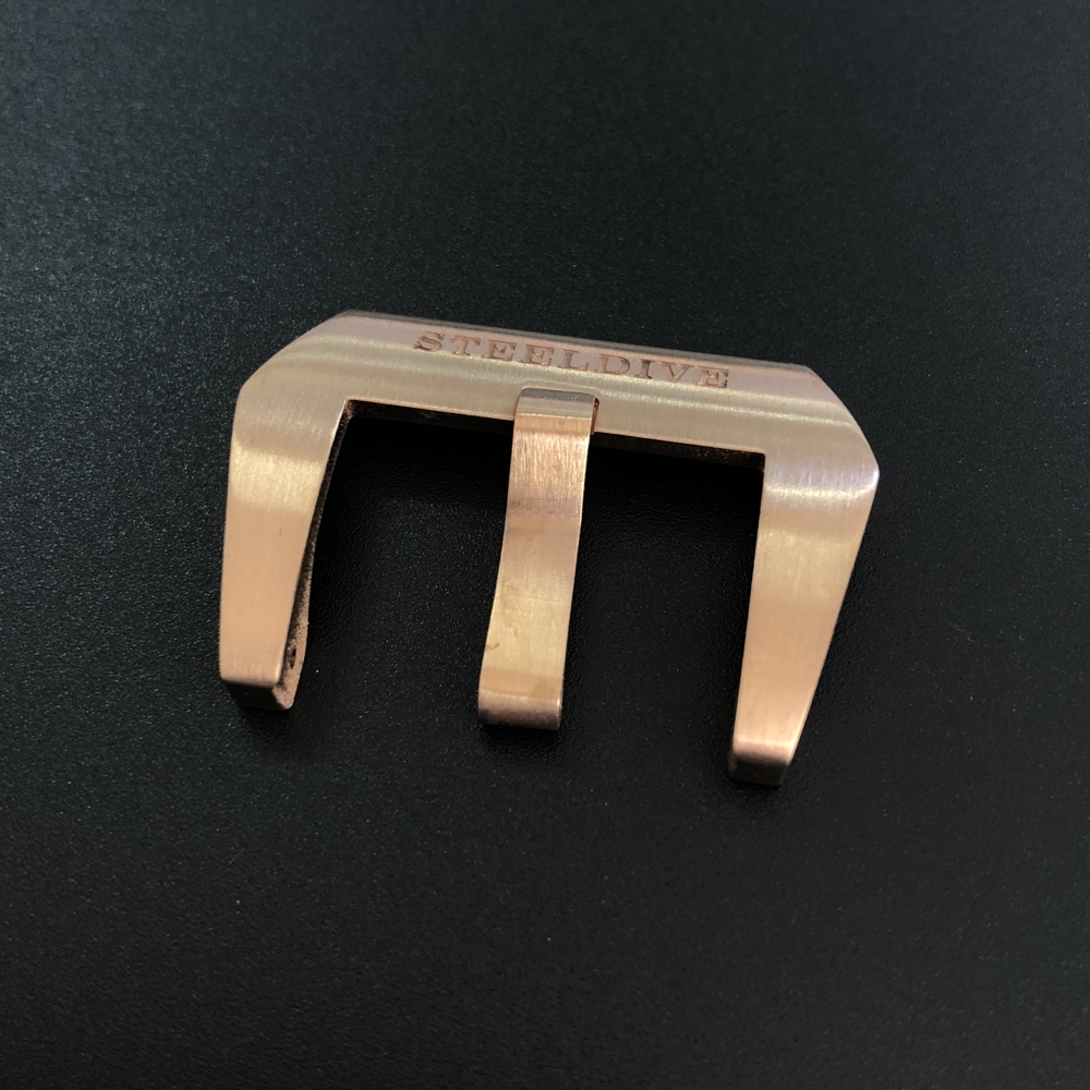 STEELDIVE Official SD2201S 20mm 22mm 24mm Solid Bronze Buckle Only with Logo